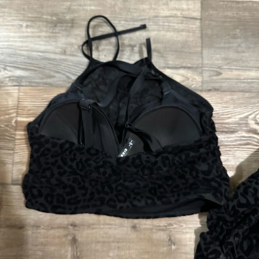 Torrid Black Leopard Print Skirt Set - Picture 5 of 8